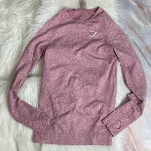 GYMSHARK Vital Seamless Long Sleeve Size Small